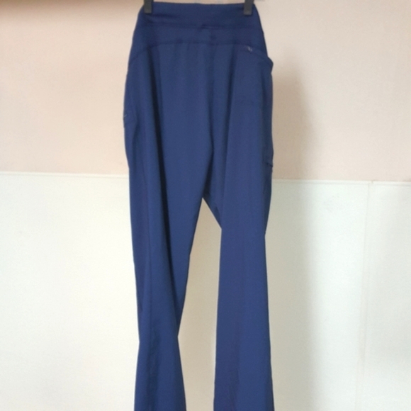 L TALL CHEROKEE INFINITY BLUE LOW RISE STRAIGHT LEG ANTIMICROBIAL STRETCHY PANTS - Picture 5 of 11
